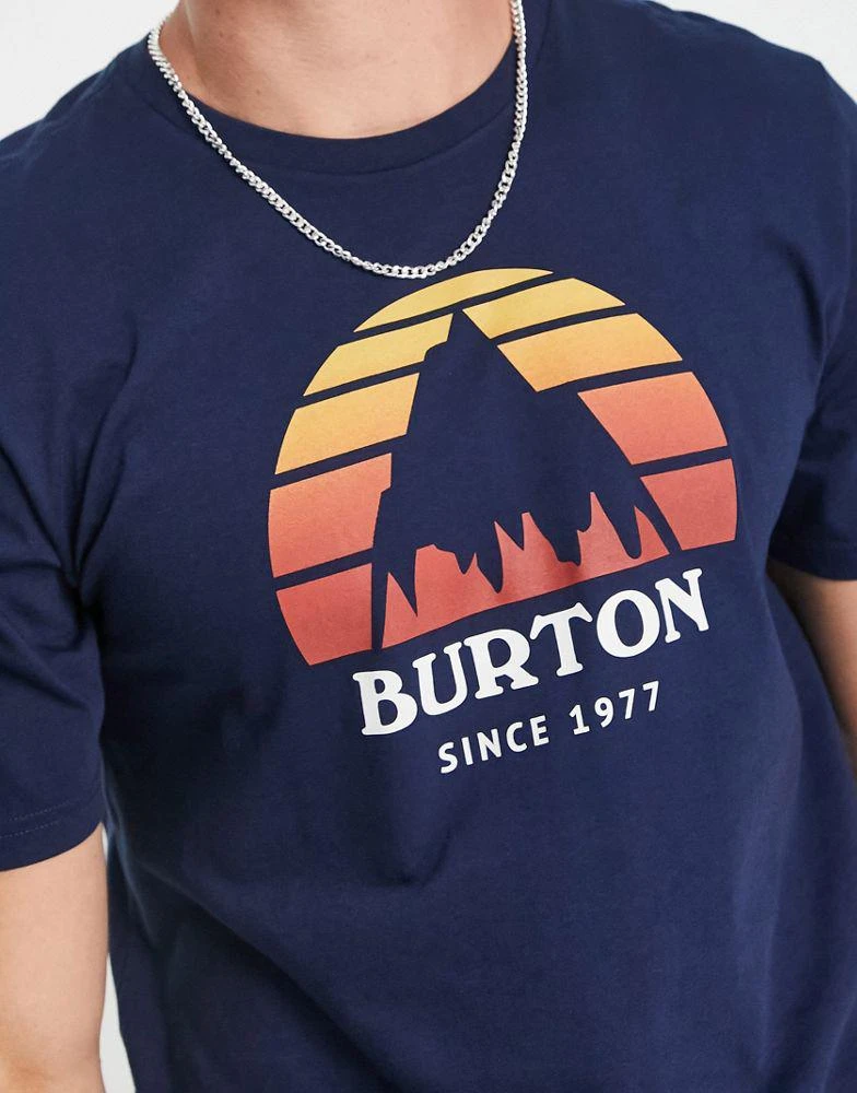 商品Burton Snowboards|Burton Snow Underhill t-shirt in navy,价格¥284,第3张图片详细描述