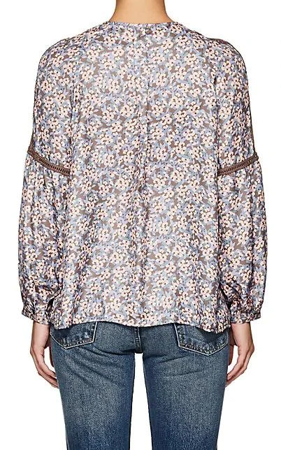 商品Barneys New York|Floral Chiffon Blouse,价格¥535,第2张图片详细描述