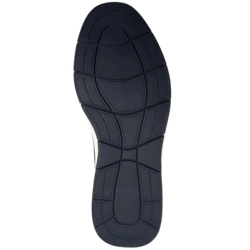 商品Alfani|Men's Textured Faux-Leather Lace-Up Sneakers, Created for Macy's,价格¥361,第3张图片详细描述