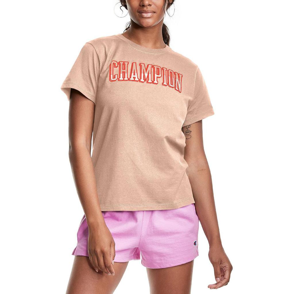 Champion Womens Crewneck Knit Graphic T-Shirt商品第4张图片规格展示