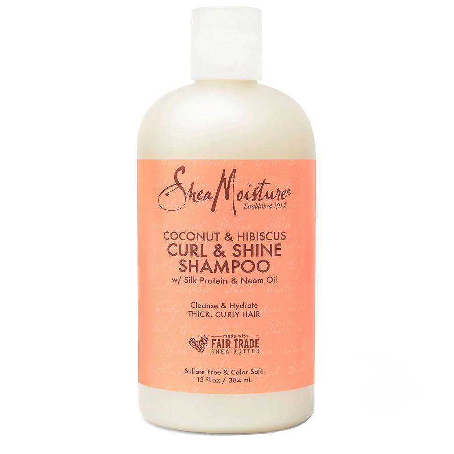 商品SheaMoisture|Curl and Shine Coconut Shampoo, Coconut and Hibiscus,价格¥105,第1张图片