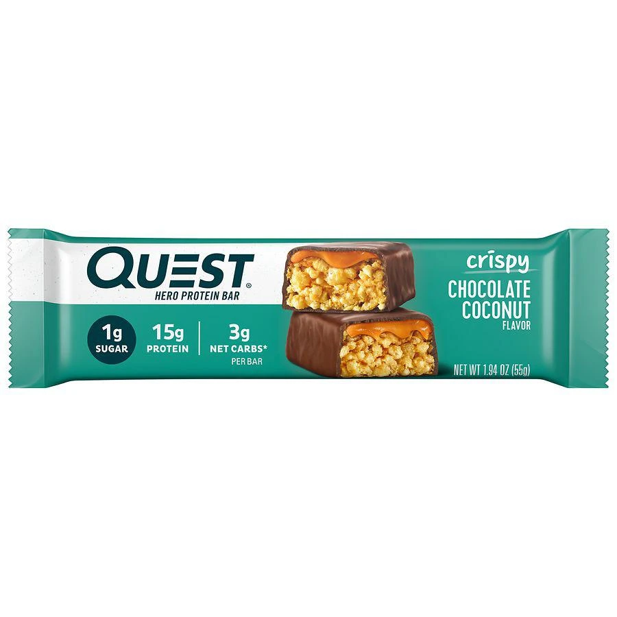 商品Quest Nutrition|Protein Bar Crispy Chocolate Coconut,价格¥32,第1张图片