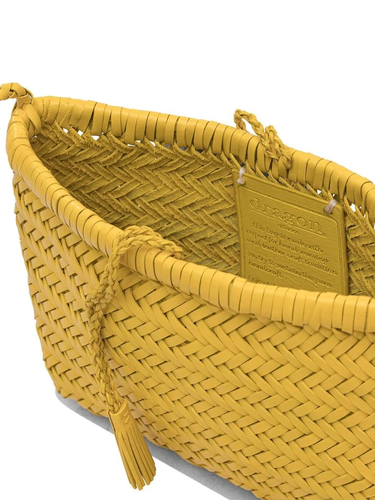商品DRAGON DIFFUSION|Minsu Bag  Mini Basket 22x12x5 Cm Crossbody Bags Yellow,价格¥1442,第5张图片详细描述