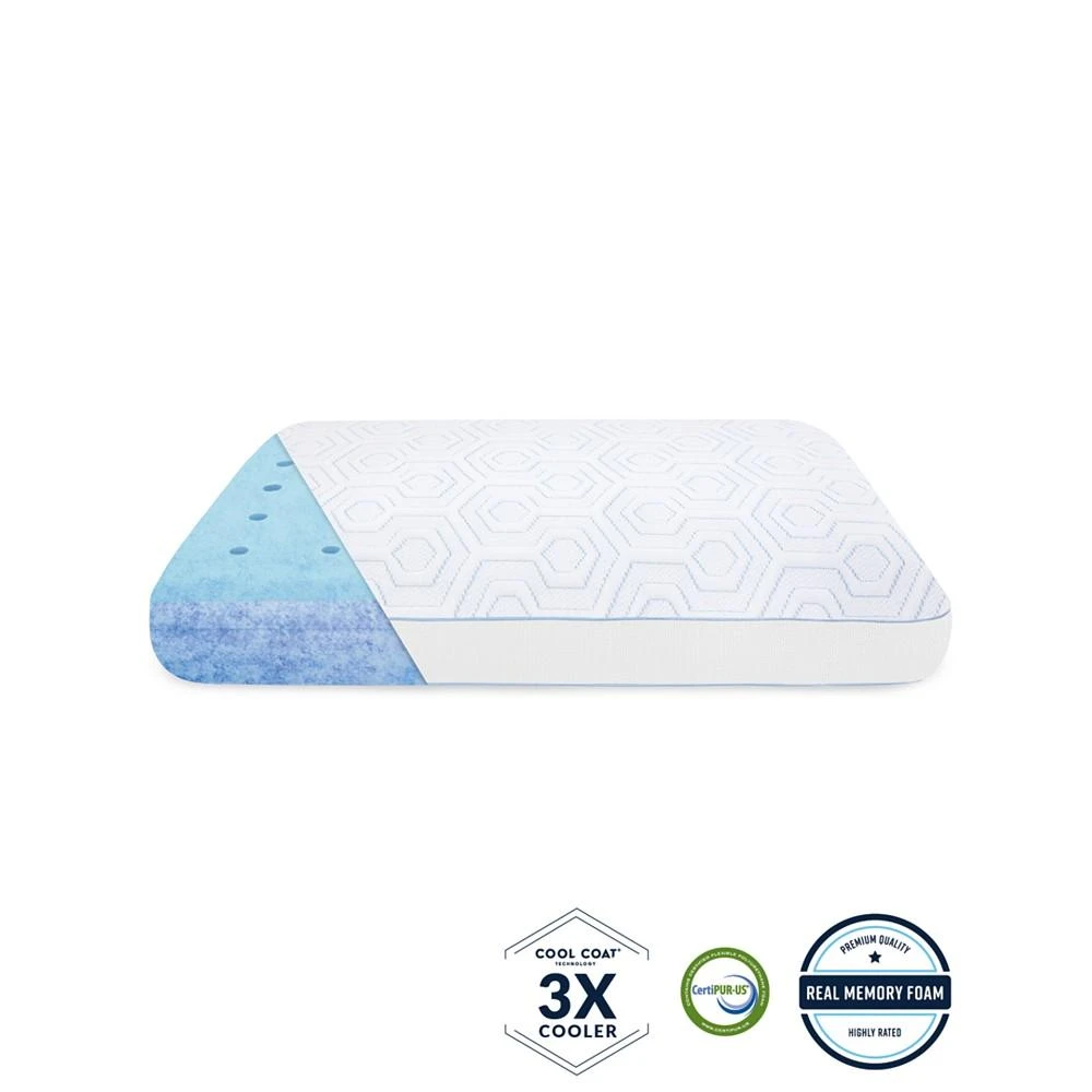 Arctic Gusset Gel-Infused Memory Foam Pillow with Cool Coat Technology - Oversized 商品