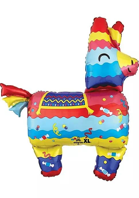商品LOONBALLOON|Fiesta Theme Balloon Set 33 Inch Fiesta Pinata Balloon Cinco De Mayo Celebration Balloon 4Xpcs Latex Balloons,价格¥188,第3张图片详细描述