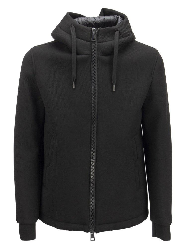 商品Herno|Herno Scuba Zip-Up Hooded Bomber Jacket,价格¥3669,第1张图片