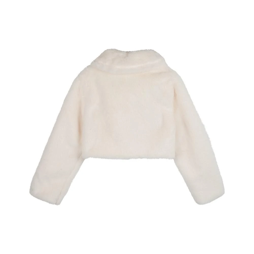 商品Rare Editions|Little Girls Collared Faux Fur Jacket,价格¥339,第2张图片详细描述