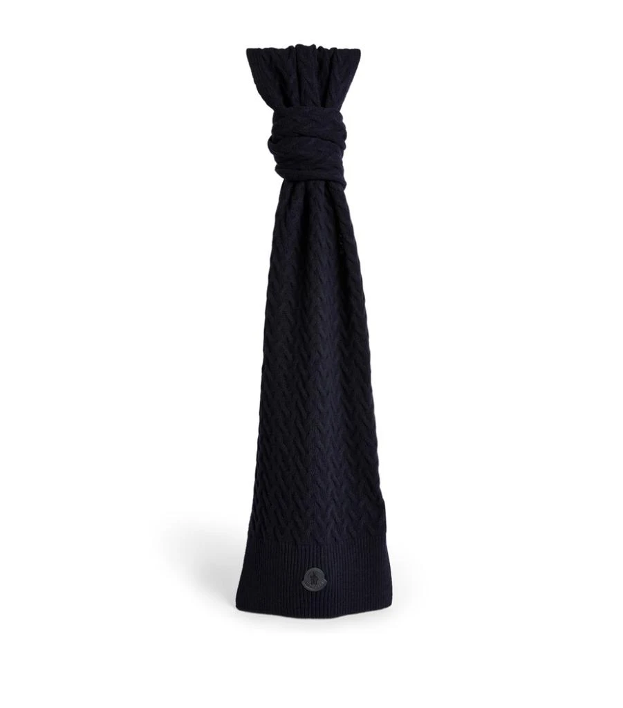 商品Moncler|Wool Chevron Scarf,价格¥4088,第3张图片详细描述
