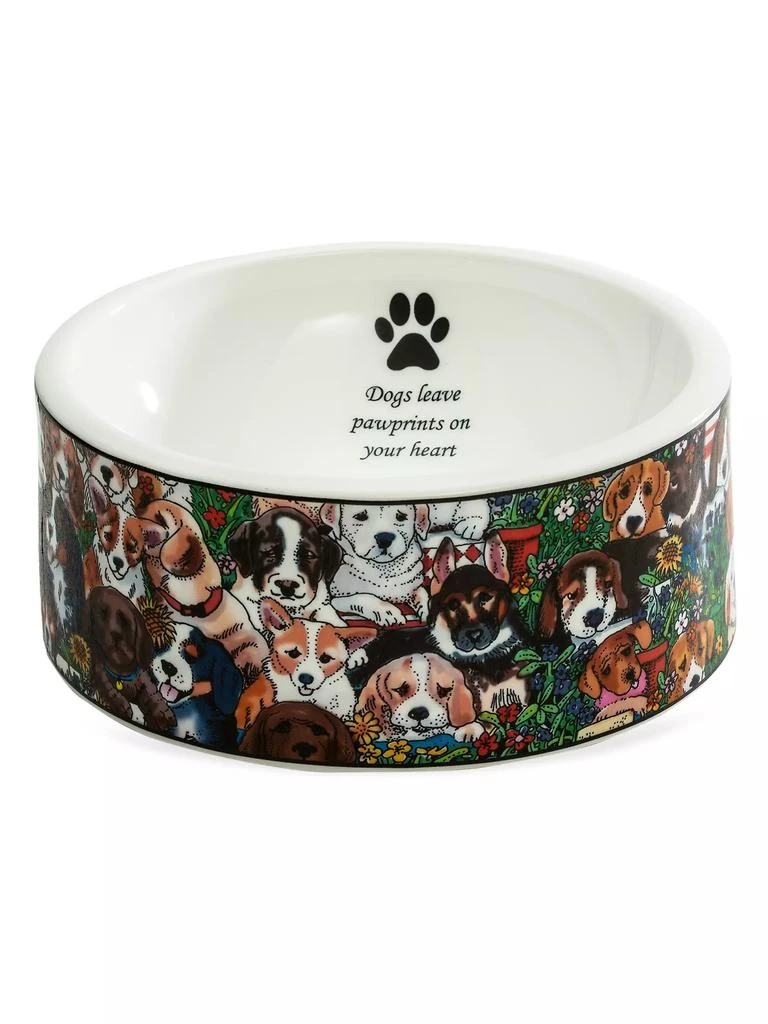 商品Halcyon Days|Dogs Leave Paw Prints Pet Bowl,价格¥712,第1张图片