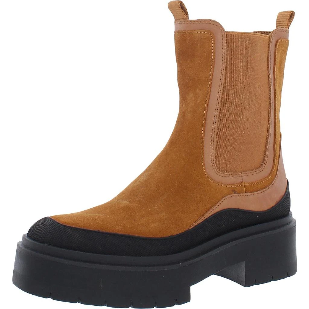 商品Sam Edelman|Sam Edelman Womens Lulia Lugged Sole Chunky Sole Mid-Calf Boots,价格¥183,第2张图片详细描述