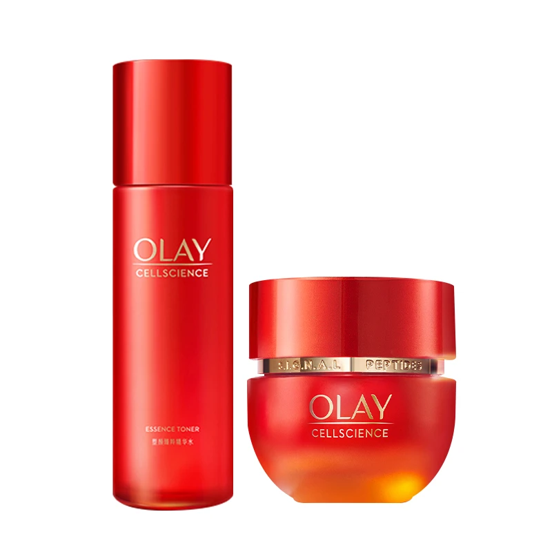 OLAY 玉兰油 超红瓶塑颜臻粹精华水面霜眼霜套装 水润弹嫩 紧致提拉 商品