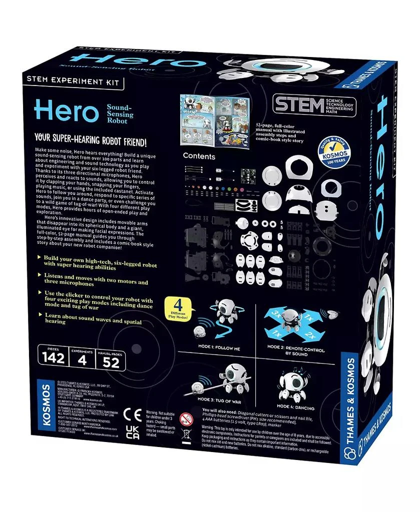 商品Thames & Kosmos|Hero: Sound-Sensing Robot,价格¥433,第2张图片详细描述