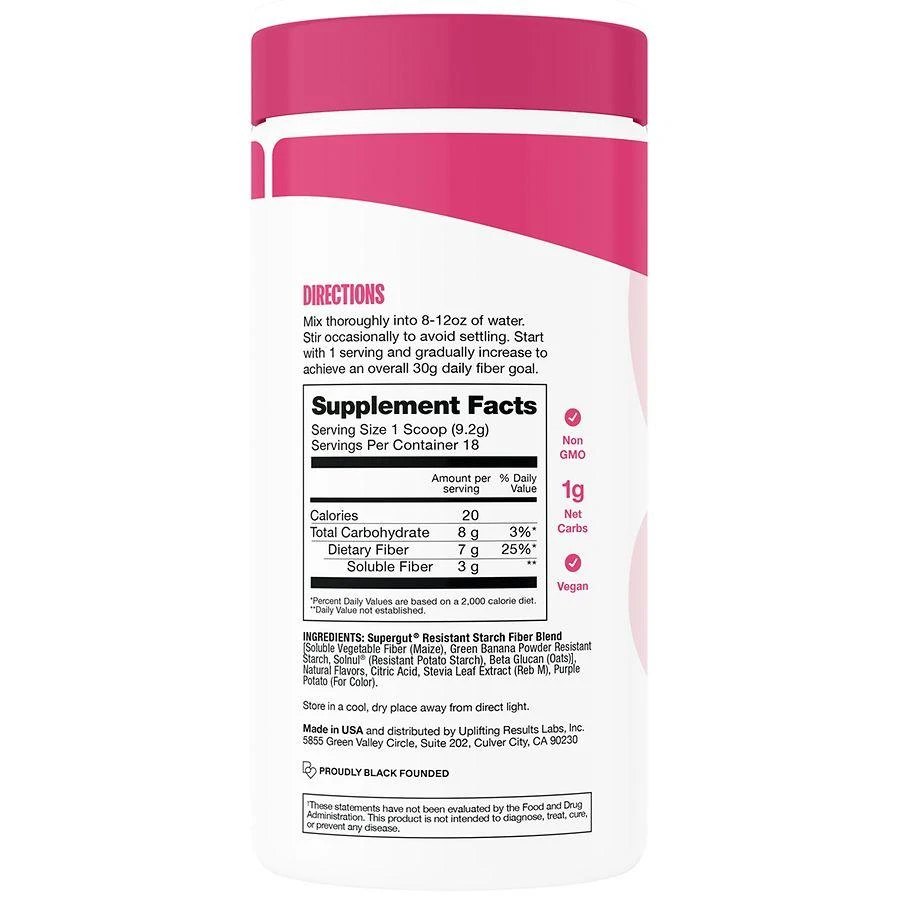 商品Supergut|GLP-1 Booster Prebiotic Fiber Raspberry Lemon,价格¥220,第4张图片详细描述