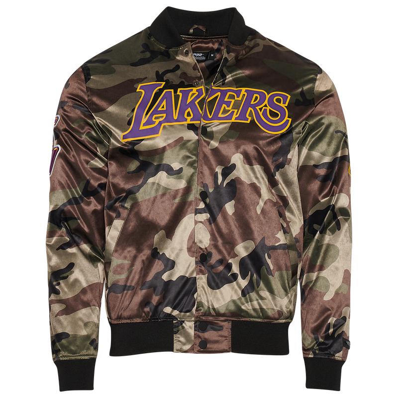 Pro Standard Lakers NBA AOP Satin Jacket - Men's商品第1张图片规格展示