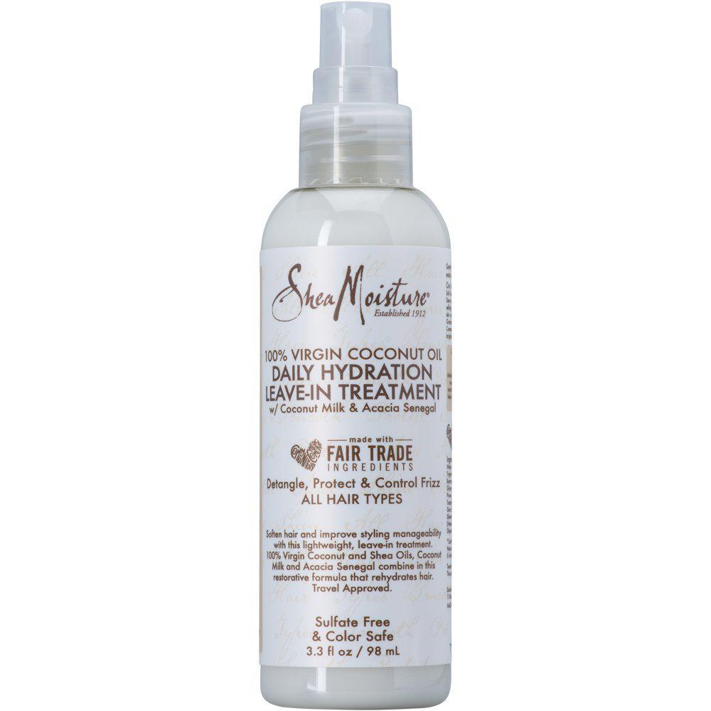 商品SheaMoisture|100% Virgin Coconut Oil Daily Hydration Leave-In Treatment,价格¥31-¥93,第3张图片详细描述