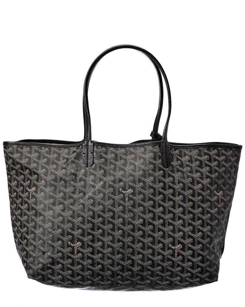 商品[二手商品] Goyard|Goyard Black Goyardine Canvas St. Louis PM (Authentic Pre-Owned),价格¥12775,第1张图片