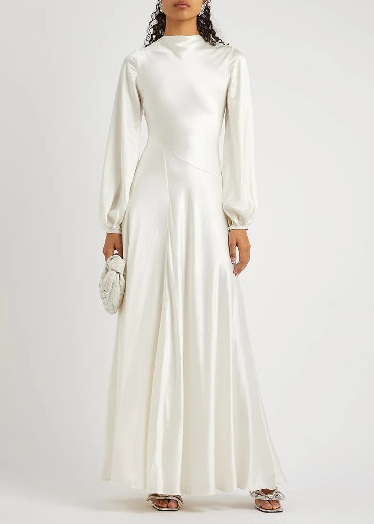 商品ROKSANDA|Amaranita ivory silk-satin gown,价格¥9322,第2张图片详细描述