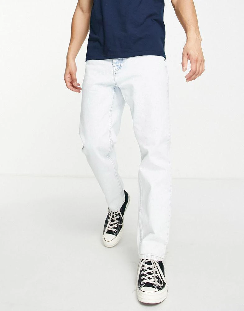 商品Carhartt|Carhartt WIP newel relaxed tapered jeans in blue sun wash,价格¥448,第1张图片