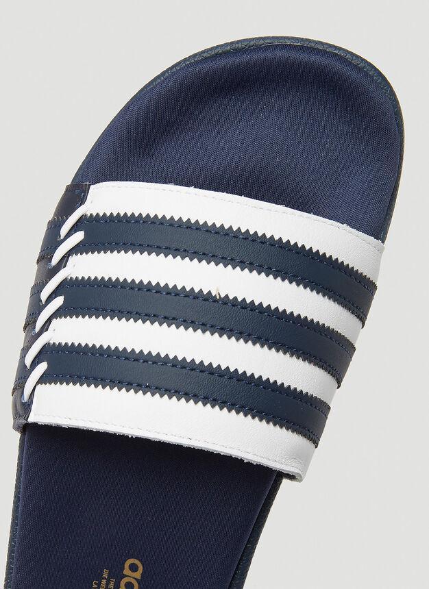 商品Adidas|Adilette Comfort Slides in Blue,价格¥303,第7张图片详细描述