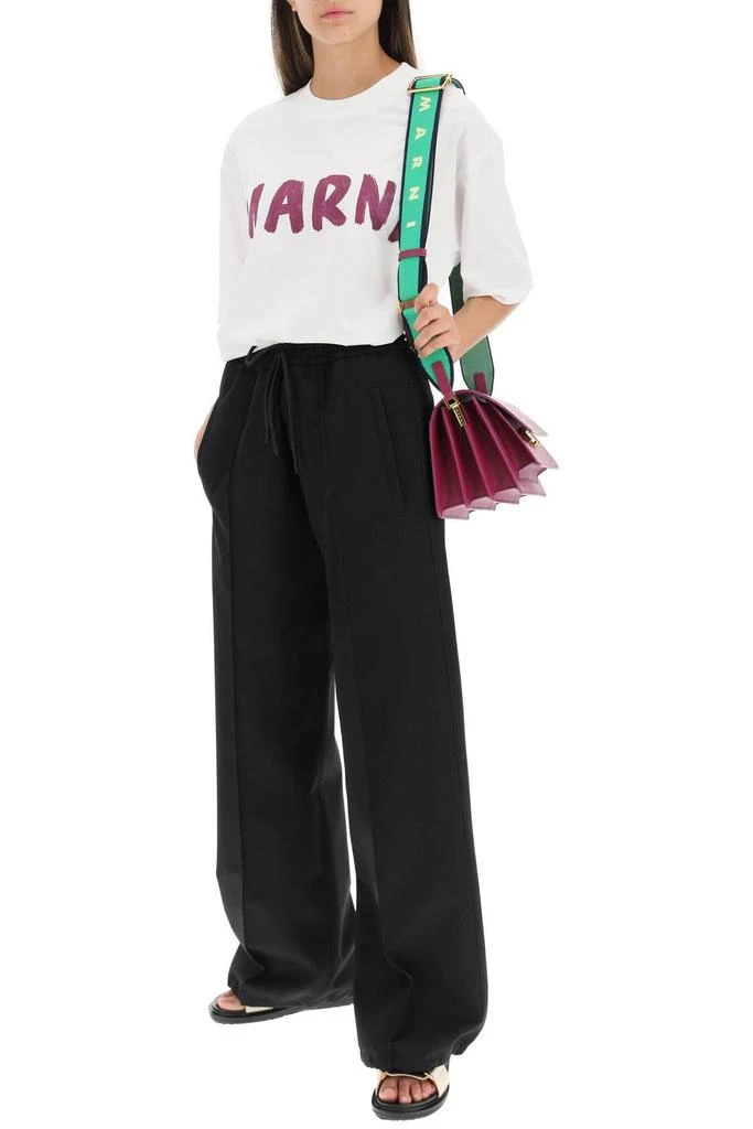 商品Marni|TRUNK MEDIUM BAG WITH LOGO STRAP,价格¥5411,第2张图片详细描述