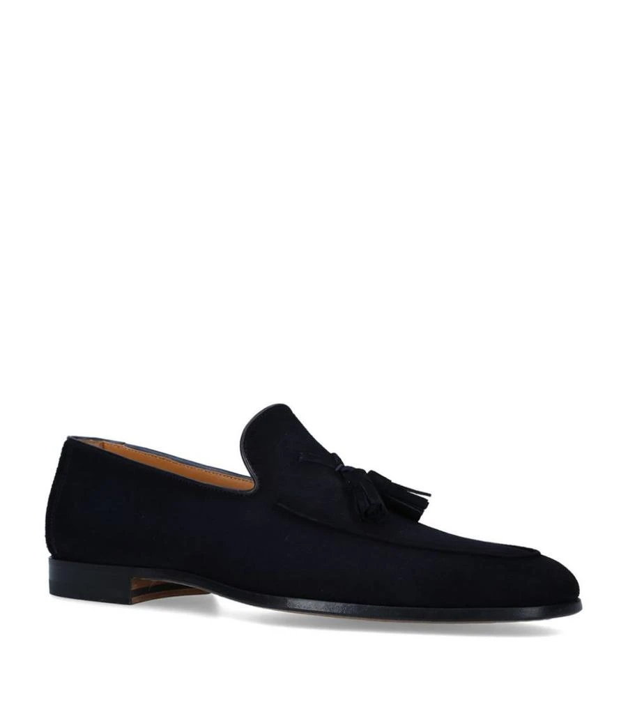 商品Magnanni|Suede Tassel Loafers,价格¥3072,第1张图片