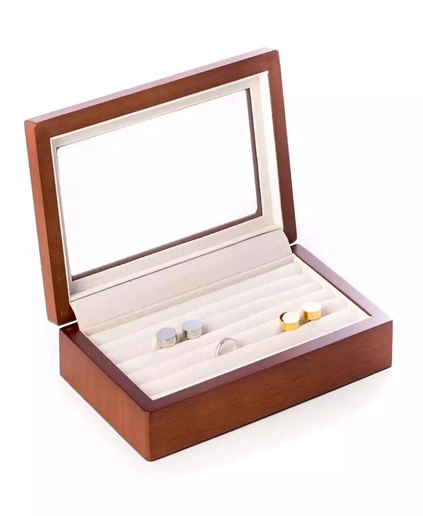 商品Bey-Berk|Wood Cufflink Box,价格¥456,第1张图片