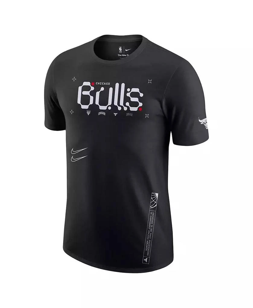 商品NIKE|Men's Black Chicago Bulls Courtside Air Traffic Control Max90 T-shirt,价格¥269,第3张图片详细描述