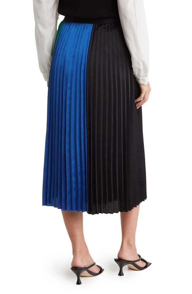 商品Karl Lagerfeld Paris|Pleated Colorblock Midi Skirt,价格¥443,第2张图片详细描述