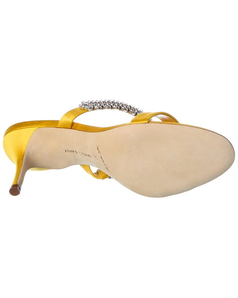 商品Manolo Blahnik|Manolo Blahnik Sako 70 Satin Sandal,价格¥3940,第4张图片详细描述