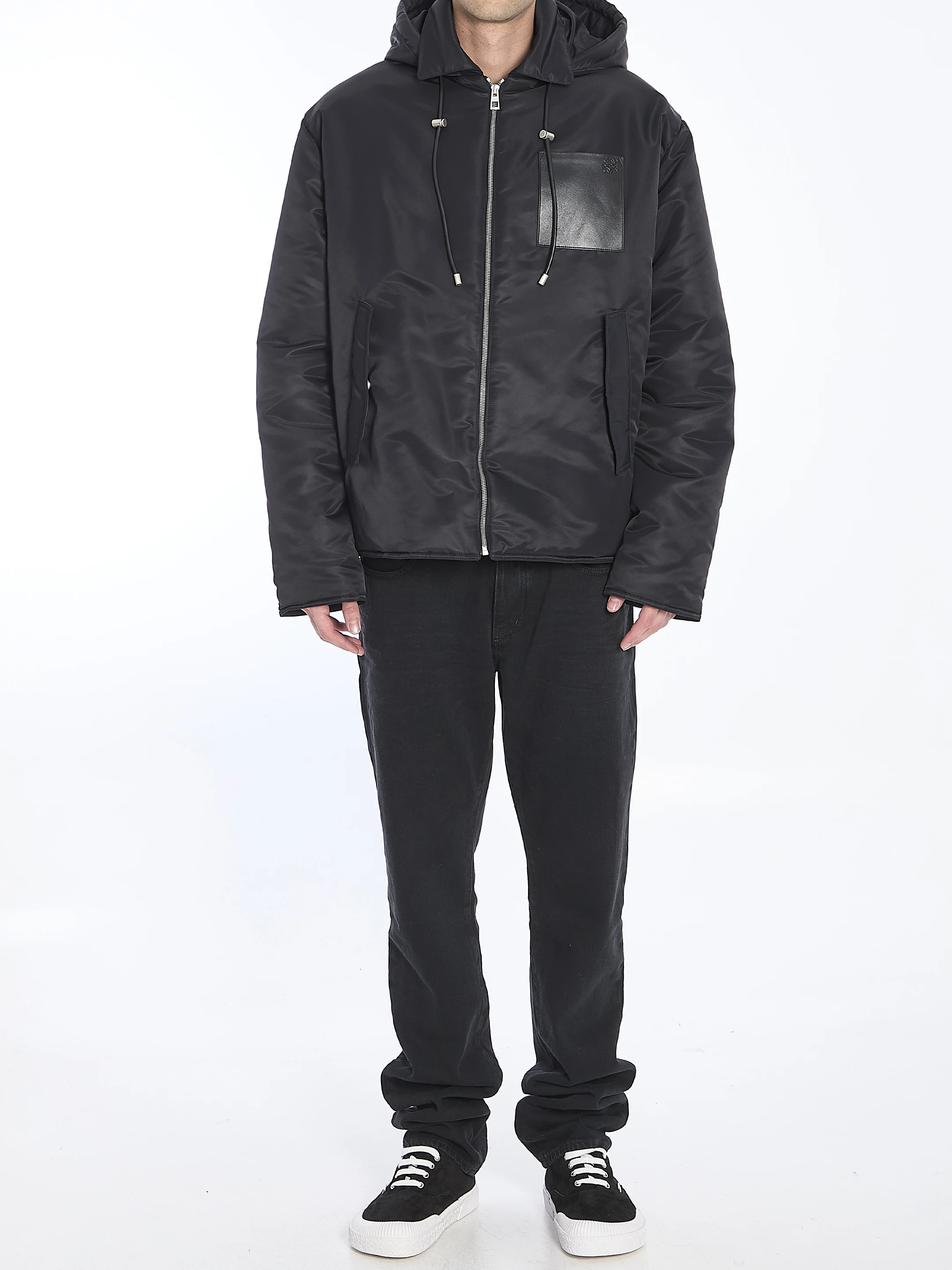 商品Loewe|Loewe 男士夹克 H526Y02WAD1100 黑色,价格¥15471,第6张图片详细描述