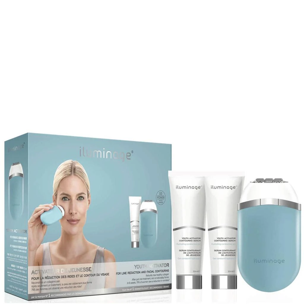 商品iluminage|Iluminage Youth Activator Infrared LED Radio Frequency Anti-Aging Device and 2 Youth Activator Serums,价格¥667,第1张图片