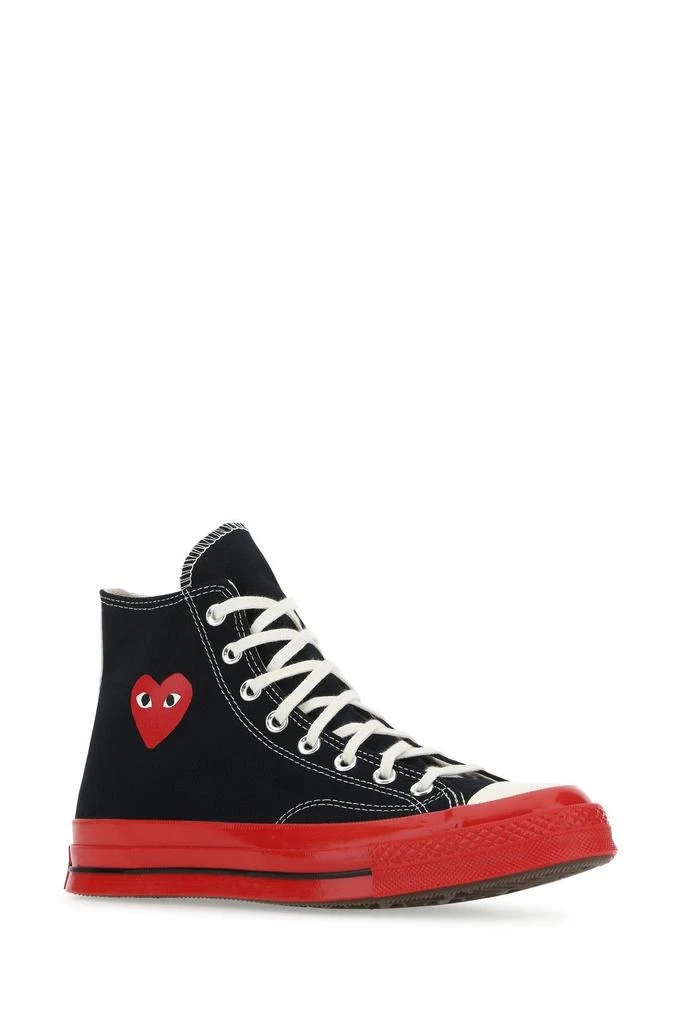 商品Comme des Garcons|Black Canvas Sneakers,价格¥1056,第2张图片详细描述