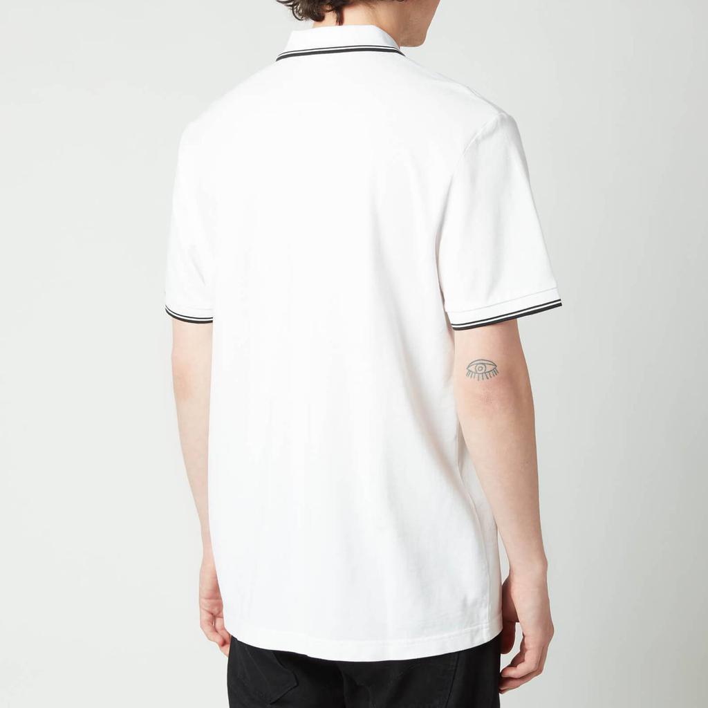 商品Hugo Boss|BOSS Orange Men's Pchup Polo Shirt - White,价格¥335,第4张图片详细描述