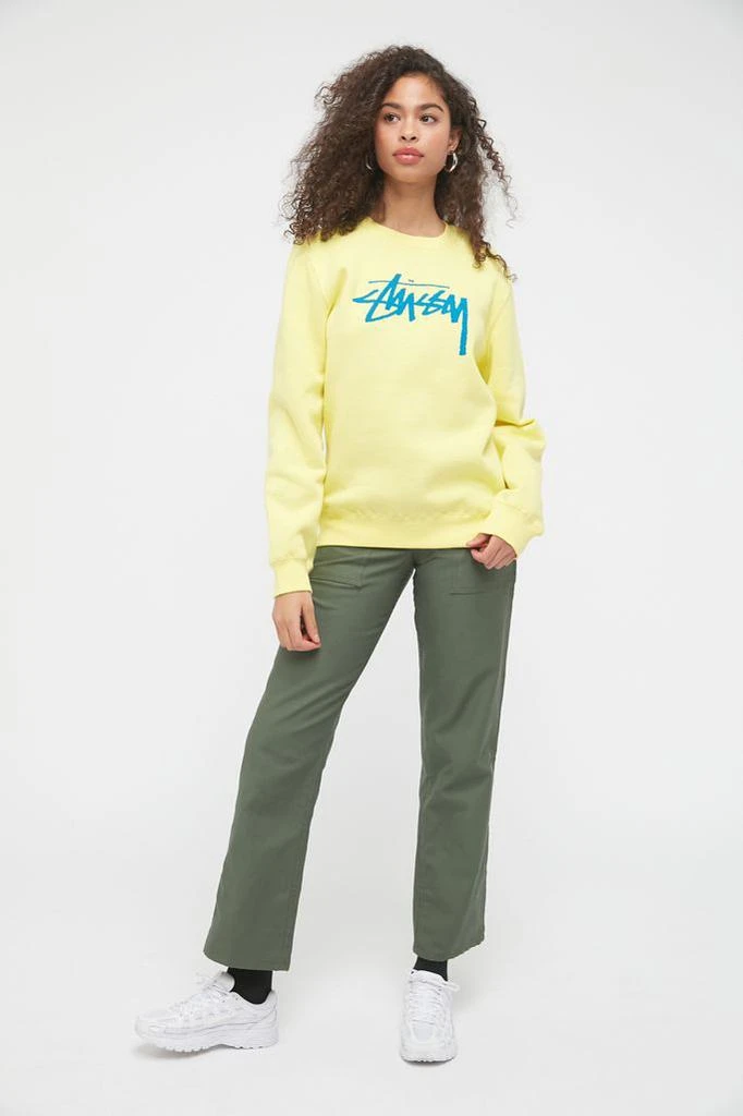 商品STUSSY|Stussy Stock Logo Crew Neck 卫衣,价格¥303,第2张图片详细描述