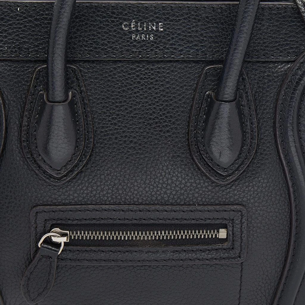 商品[二手商品] Celine|Celine Black Leather Nano Luggage Tote,价格¥6860,第5张图片详细描述