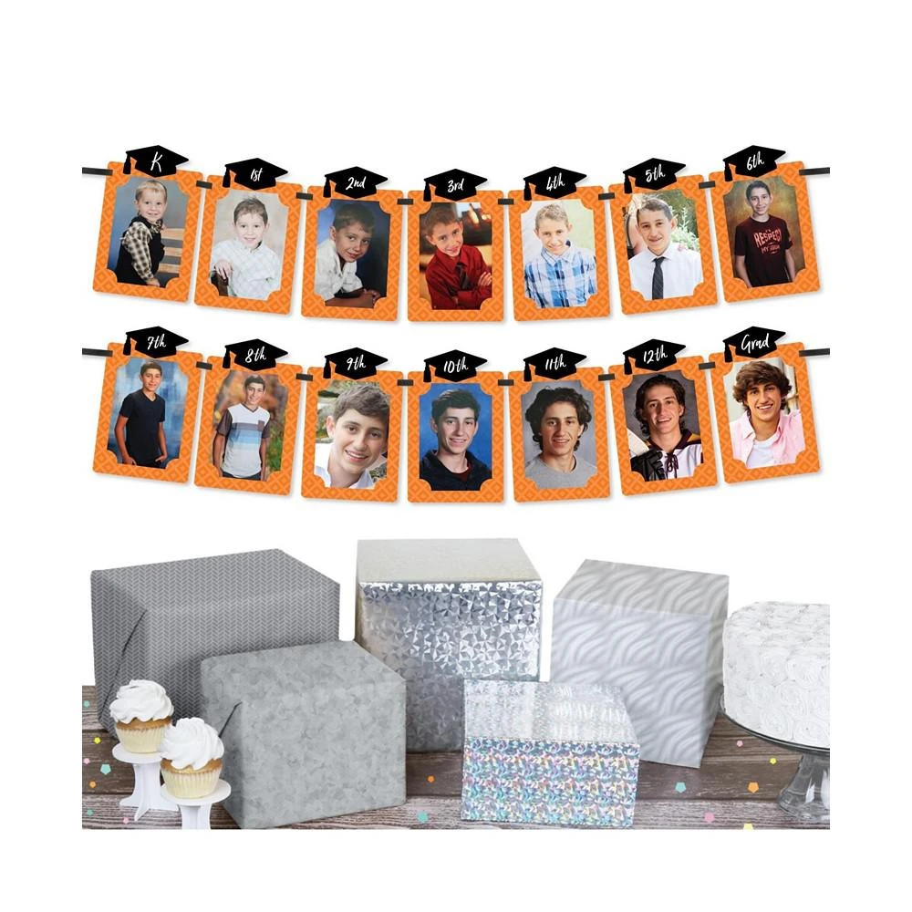 商品Big Dot of Happiness|Orange Grad - Best is Yet to Come - DIY Party Decor Picture Display Photo Banner,价格¥119,第2张图片详细描述