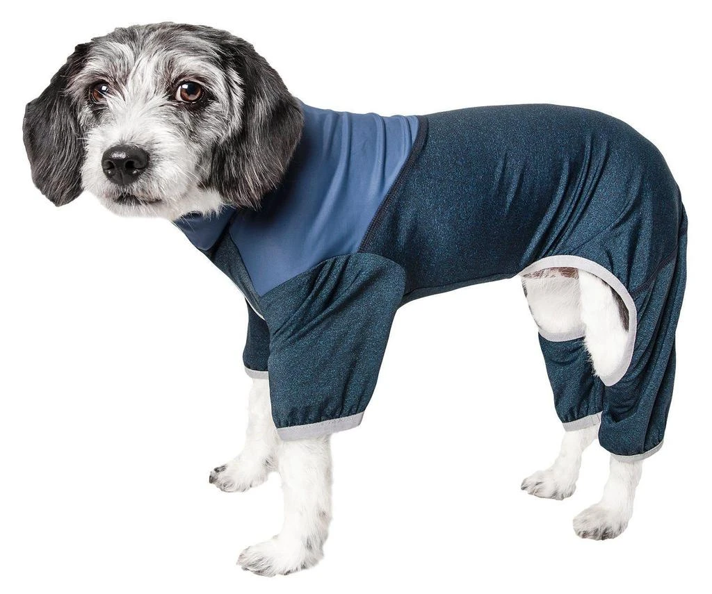 商品Pet Life|Pet Life   Active 'Embarker' 4-Way Stretch Fitness Yoga Full Body Dog Tracksuit,价格¥316,第1张图片