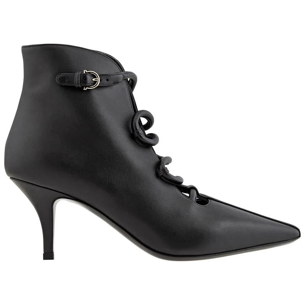 商品Salvatore Ferragamo|Salvatore Ferragamo Ladies Black Ciconia70 Bootie, Brand Size 5.5,价格¥2008,第1张图片