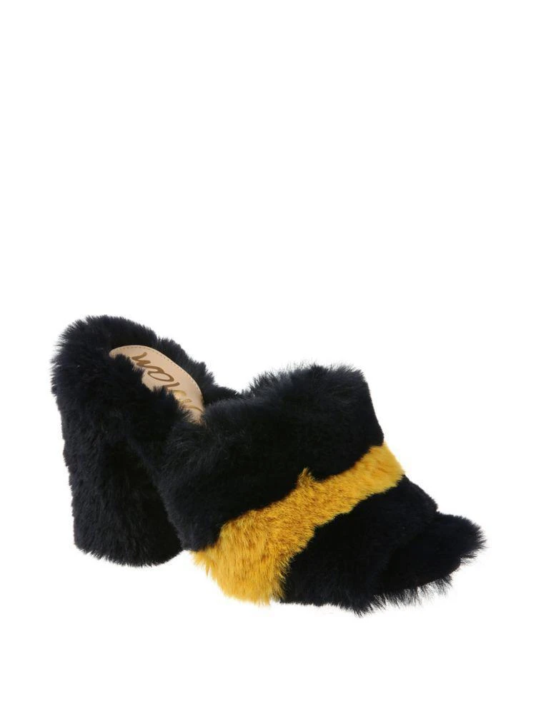 商品Sam Edelman|Orient Express 毛绒高跟穆勒鞋,价格¥590,第1张图片