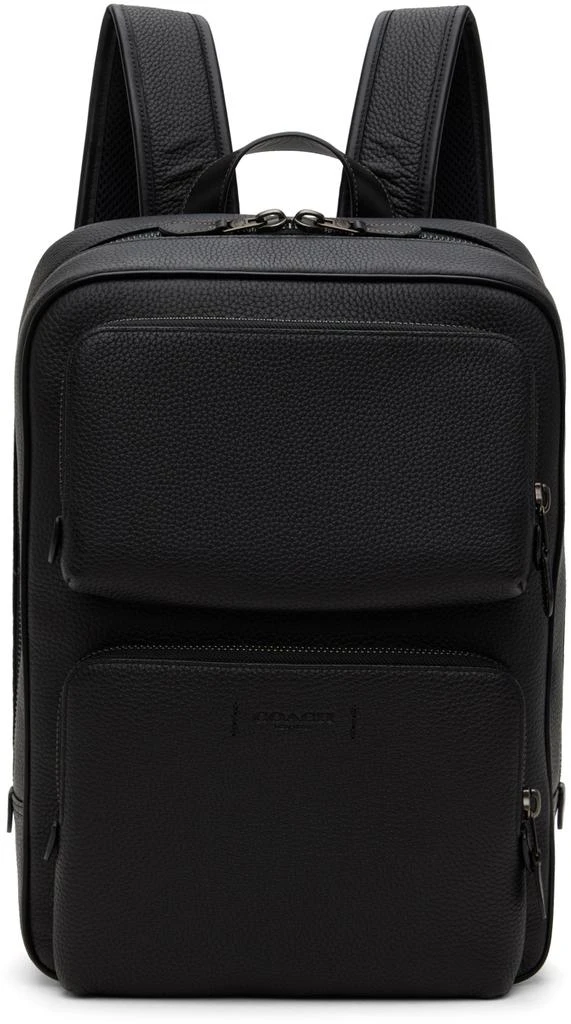 商品Coach|Black Gotham Backpack,价格¥2722,第1张图片