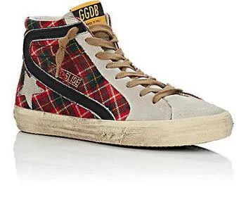 商品Golden Goose|Women's Slide Tweed & Suede Sneakers,价格¥2744,第2张图片详细描述