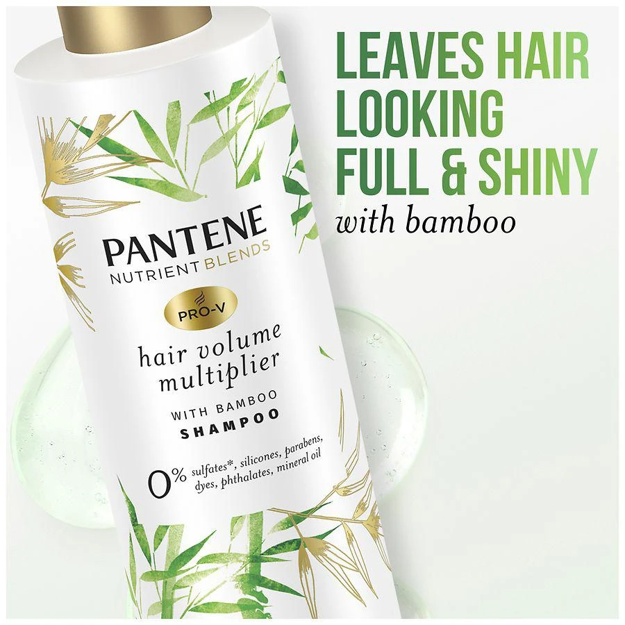 商品Pantene Nutrient Blends|Hair Volume Multiplier Shampoo with Bamboo,价格¥73,第5张图片详细描述