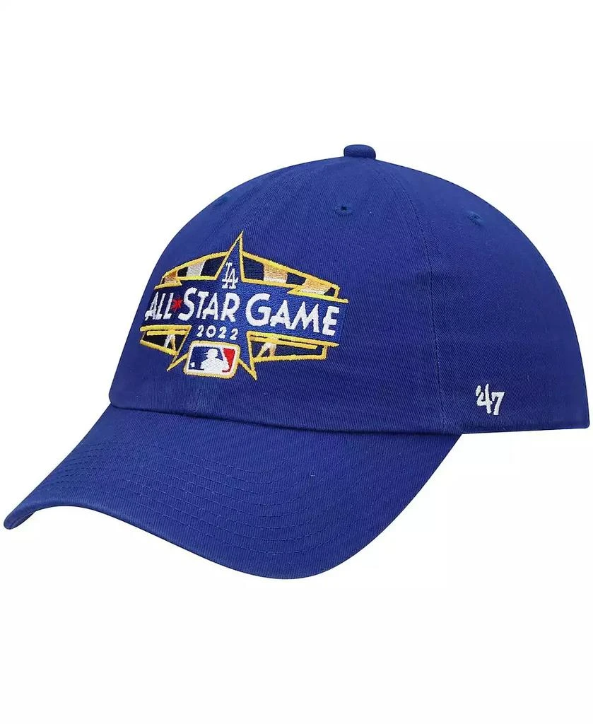 商品47 Brand|Men's Royal Los Angeles Dodgers 2022 MLB All-Star Game Clean Up Adjustable Hat,价格¥208,第2张图片详细描述