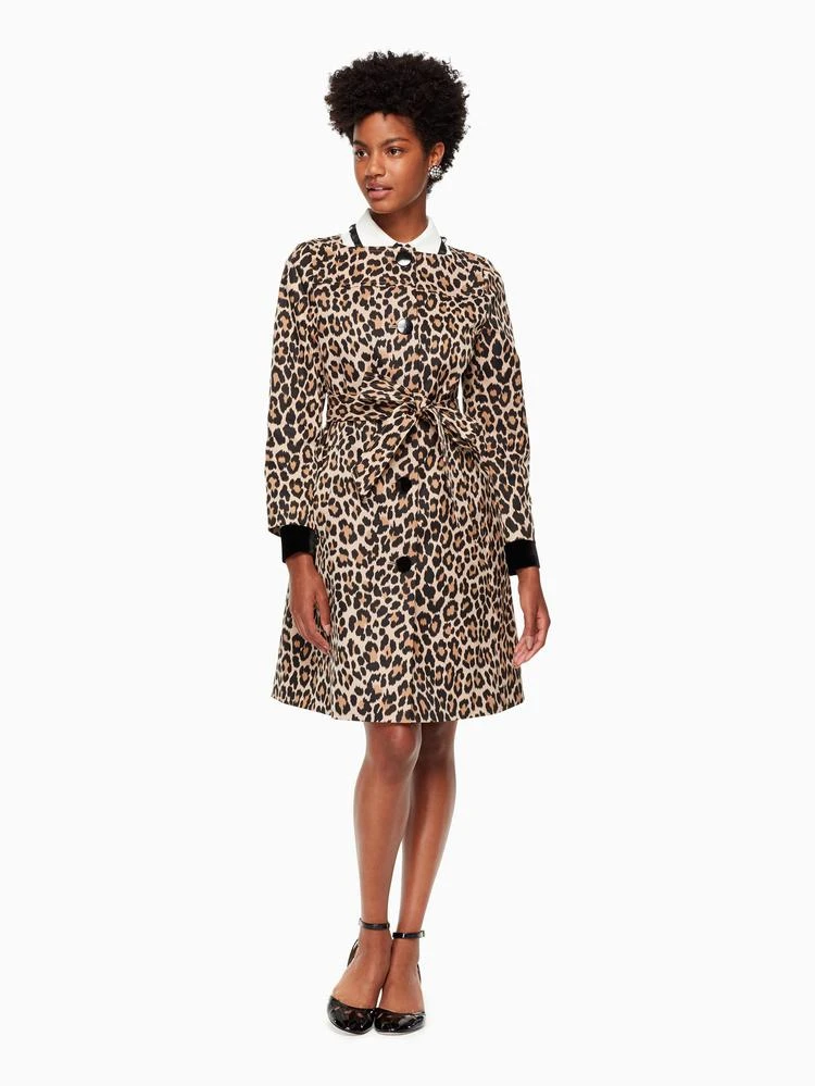 商品Kate Spade|leopard-print coat,价格¥2597,第1张图片