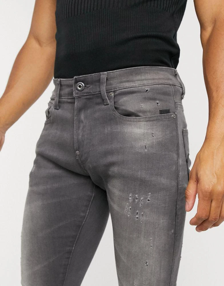 商品G-Star|G-Star skinny fit jeans in grey,价格¥522,第3张图片详细描述