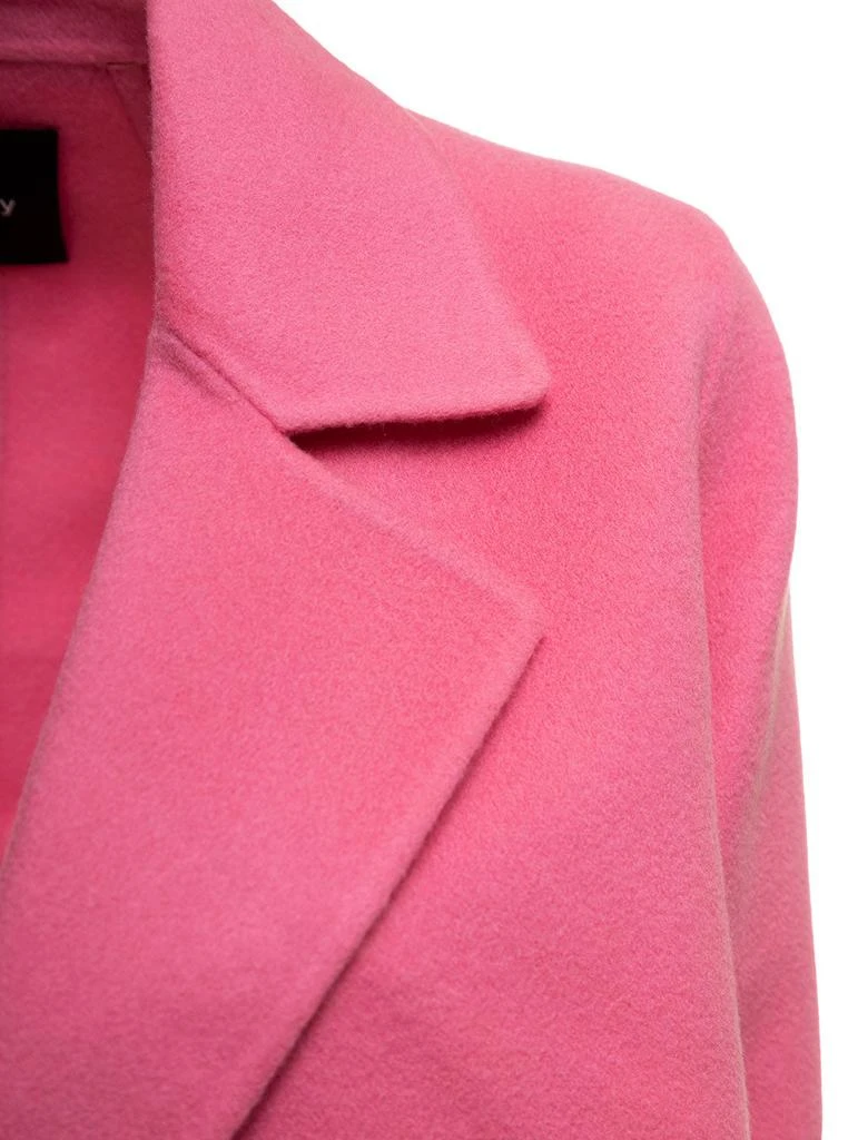 商品Theory|Clairene Wool and Cashmere Pink Coat Theory Woman,价格¥3716,第3张图片详细描述