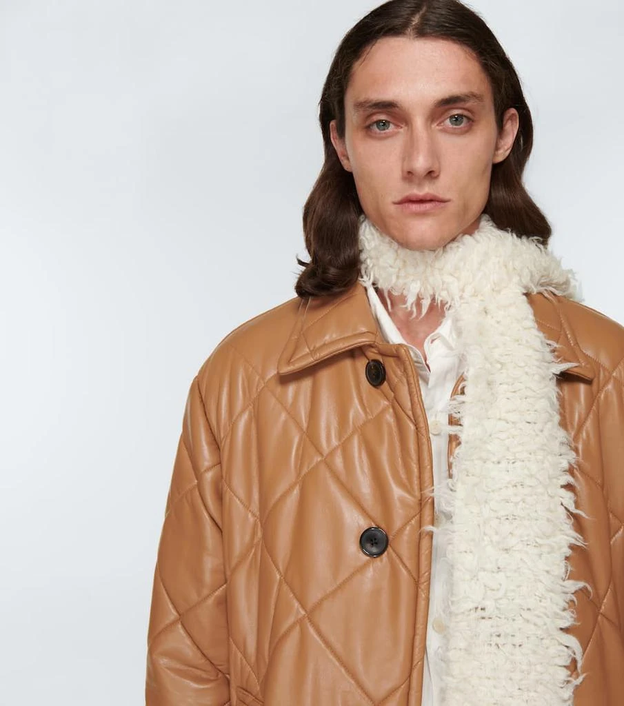 商品Dries Van Noten|Quilted faux leather coat,价格¥4749,第5张图片详细描述