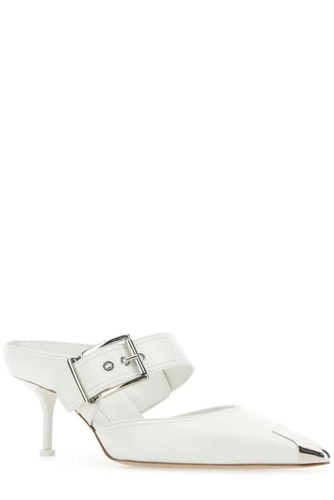 商品Alexander McQueen|Alexander McQueen Pointed-Toe Heeled Mules,价格¥4098,第2张图片详细描述