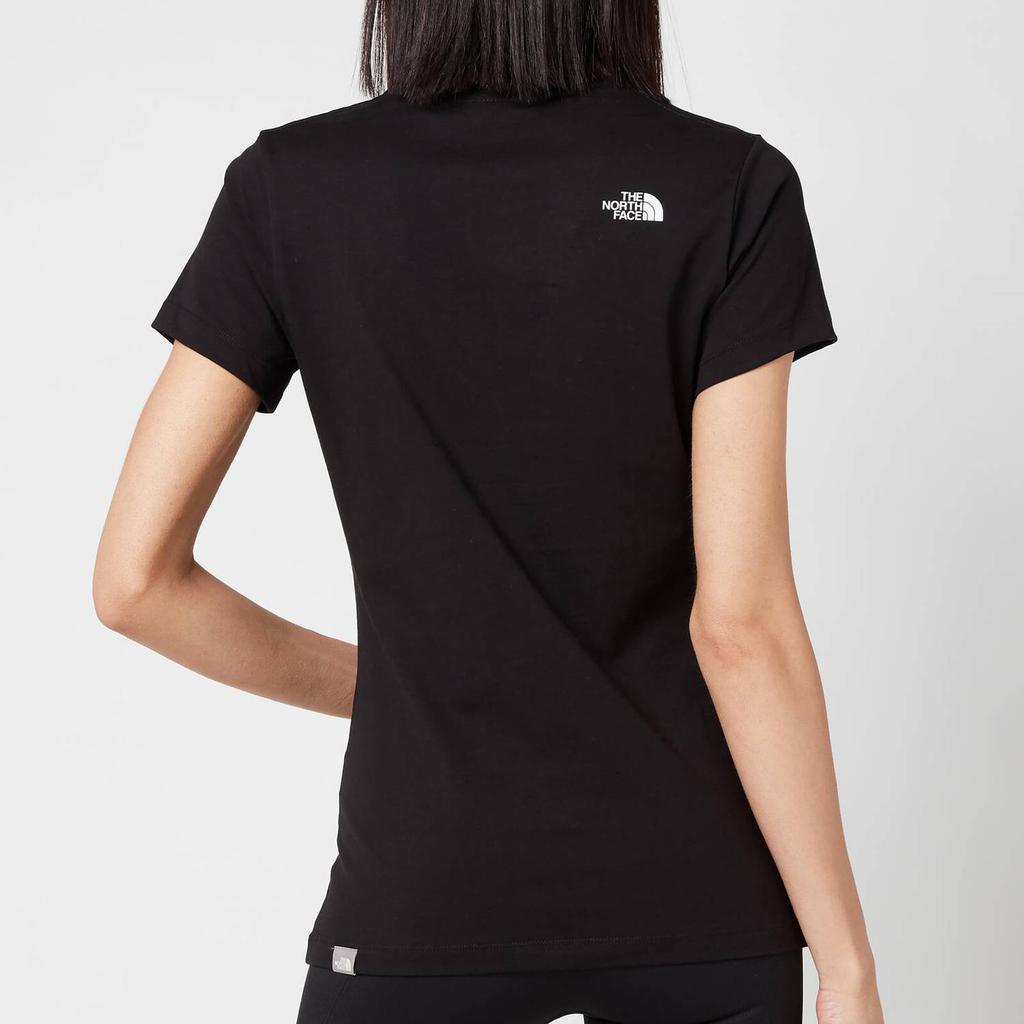 The North Face Women's Easy Short Sleeve T-Shirt - TNF Black商品第2张图片规格展示