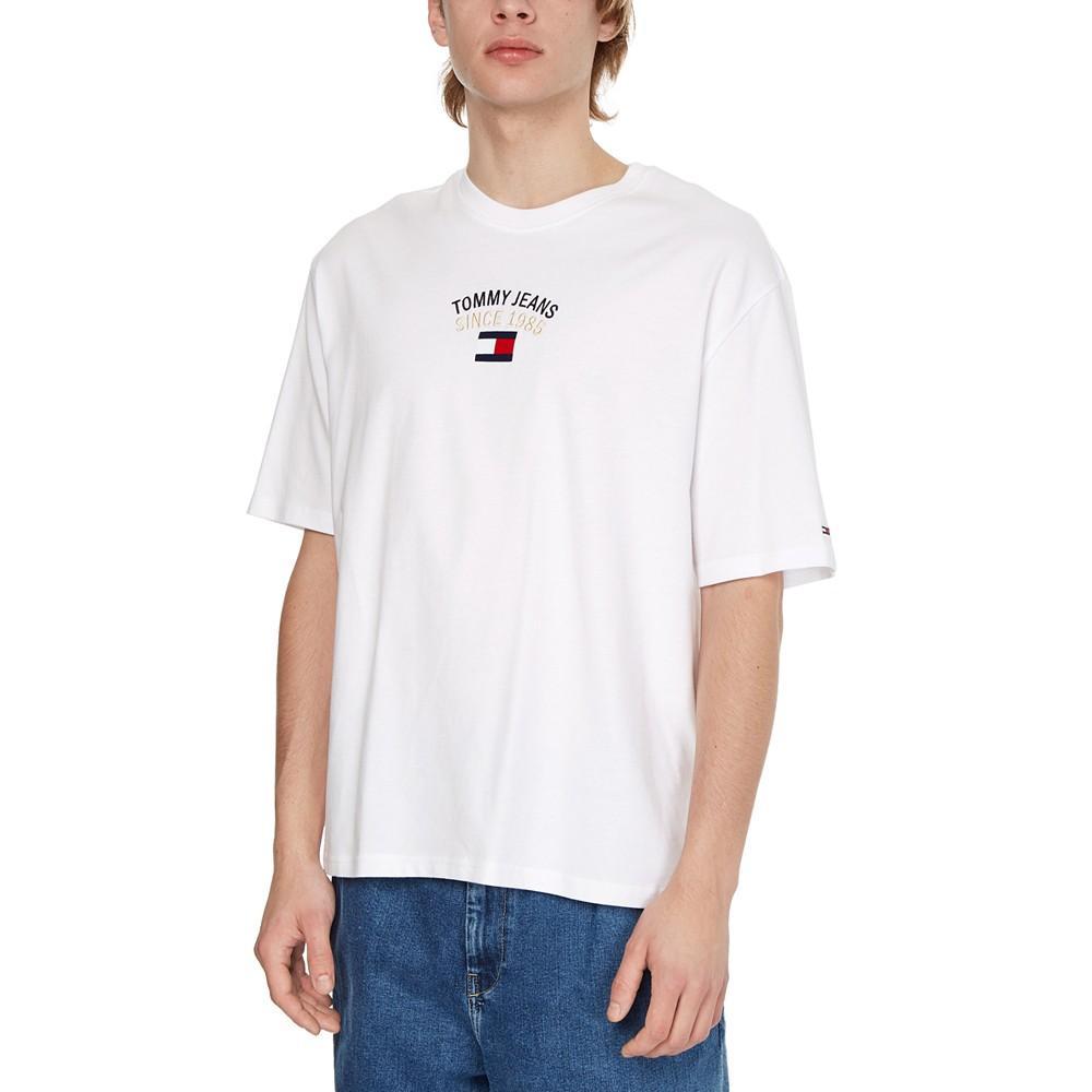 商品Tommy Hilfiger|Men's Timeless Arch Logo Boxy Fit T-shirt,价格¥213,第5张图片详细描述